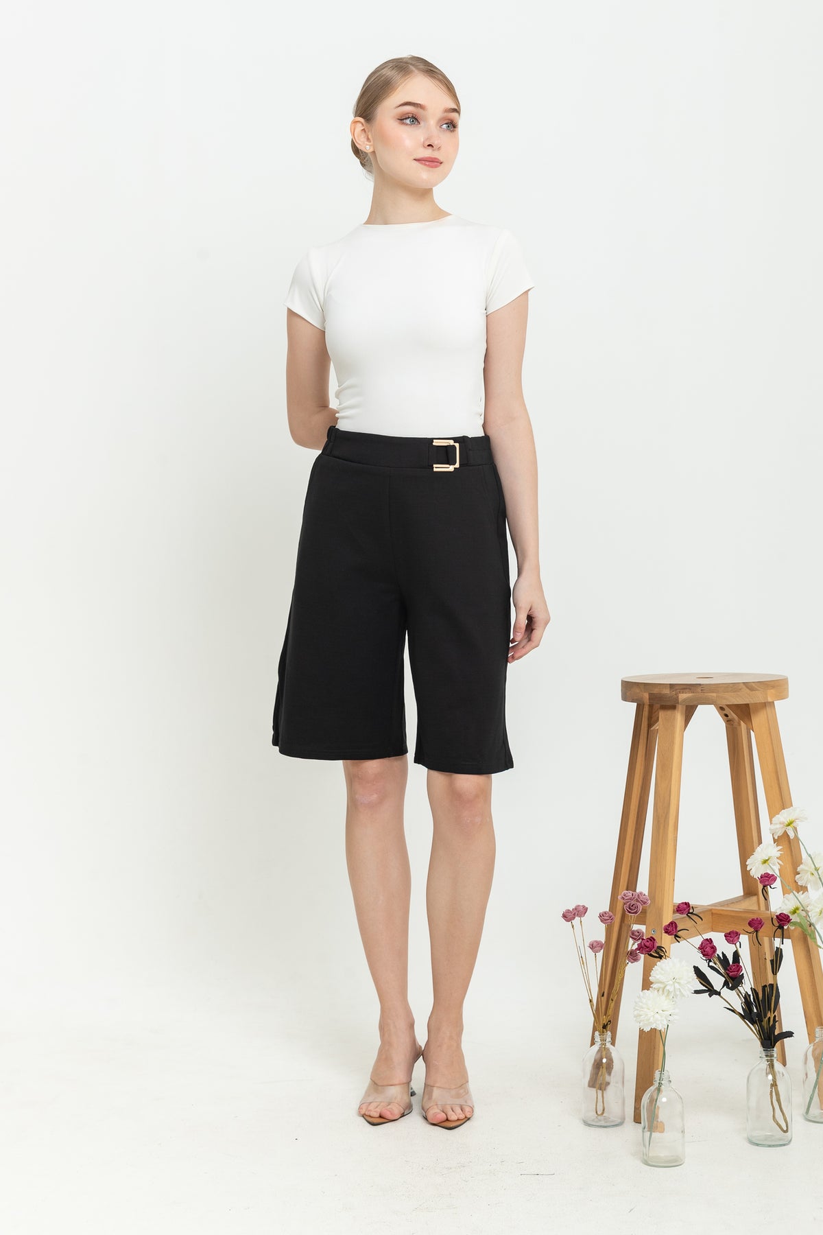 Combed Cotton Shorts Pants c305