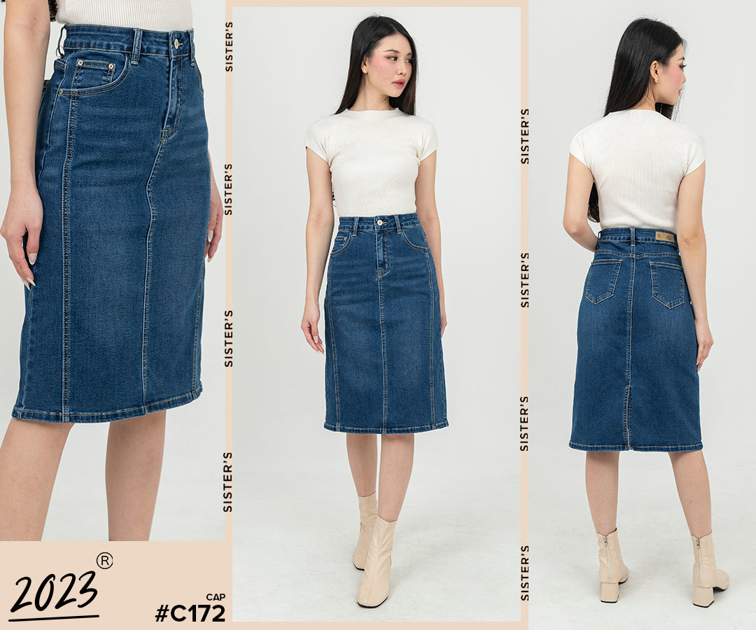Skirt Dark Blue Jeans c172