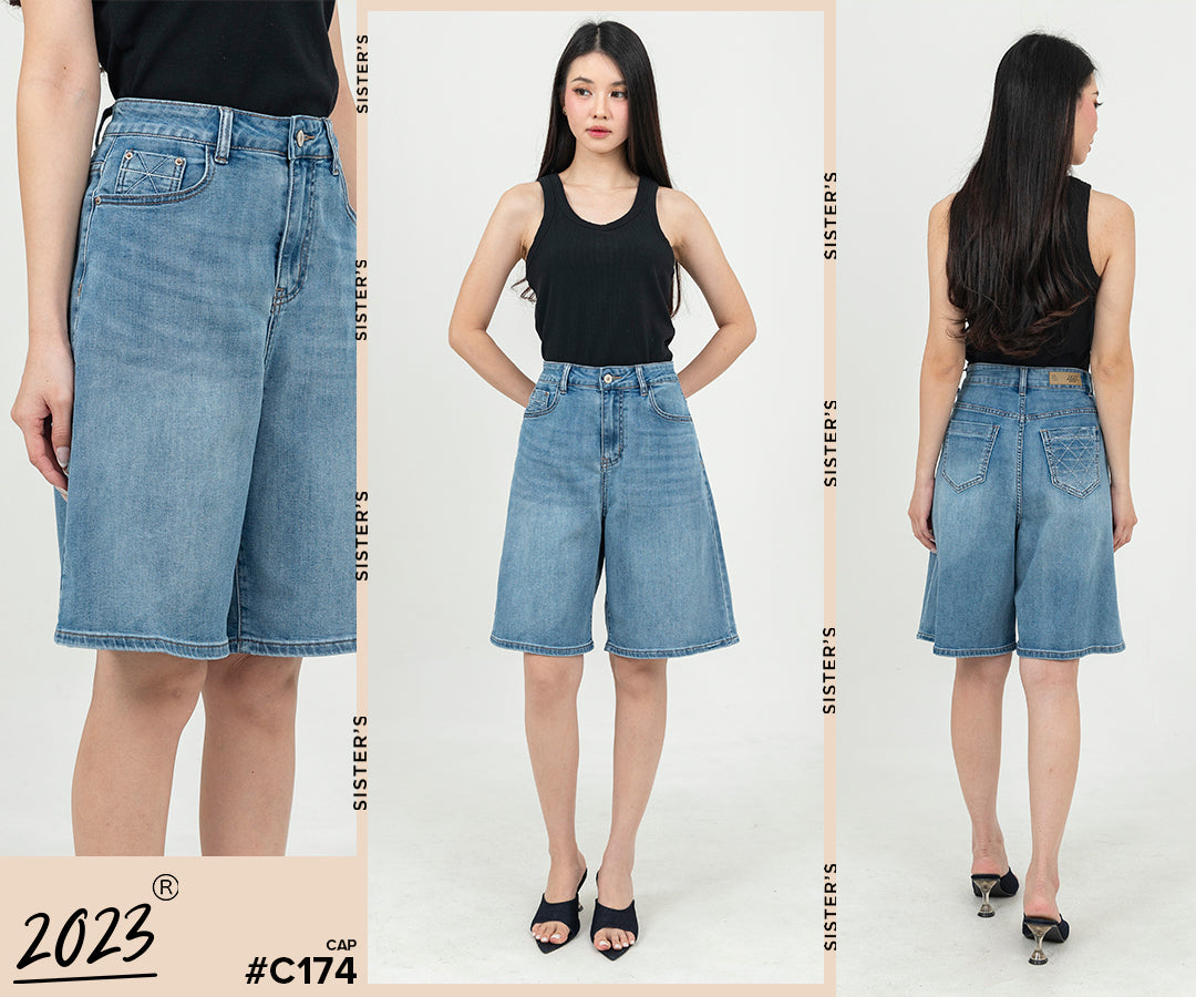 Jorts Light Blue Jeans c174