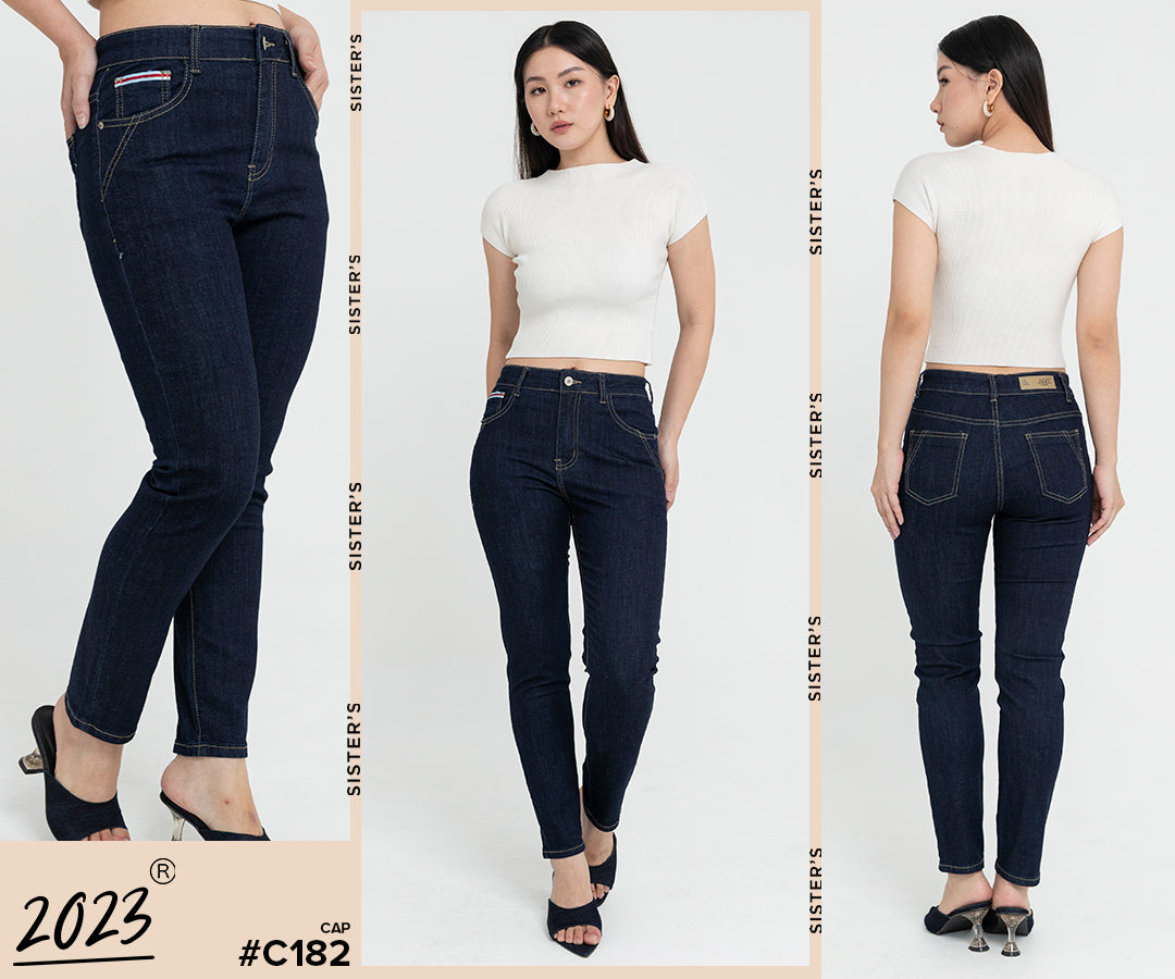 Slim Dark Blue Jeans c182