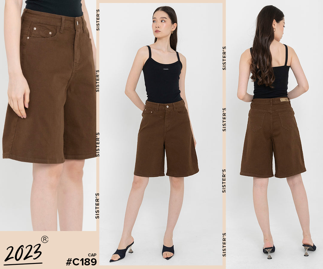 Jorts Brown Jeans c189