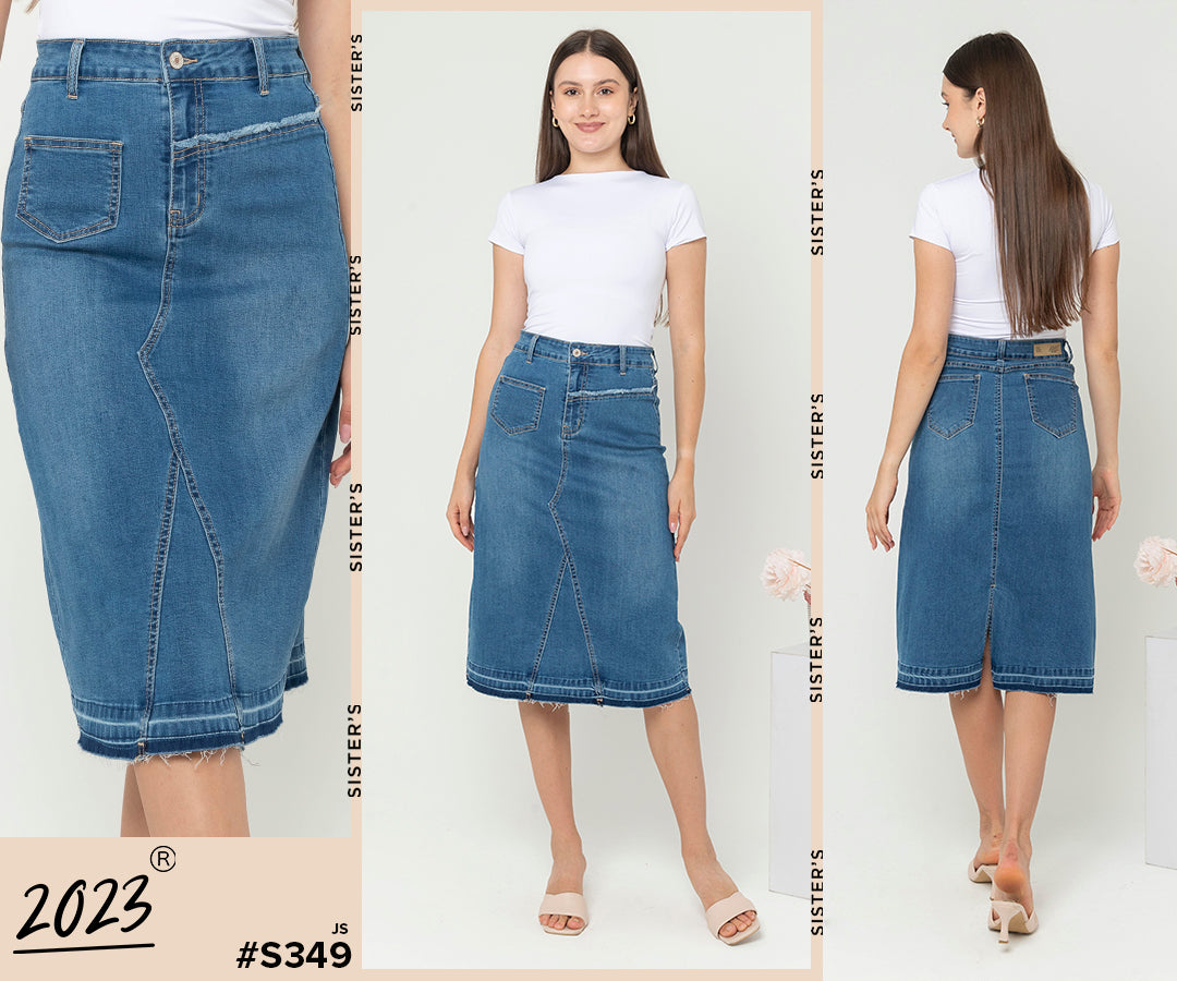 Skirt Blue Jeans s349