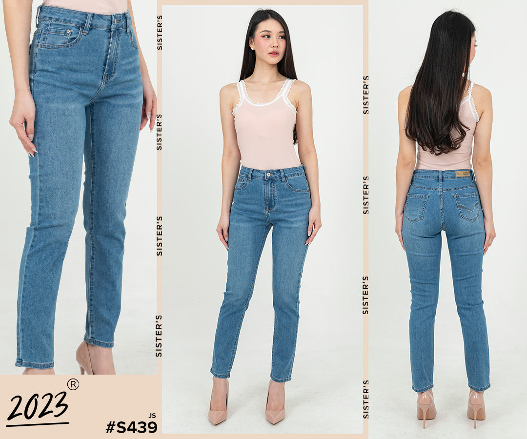 Slim Light Blue Jeans s439