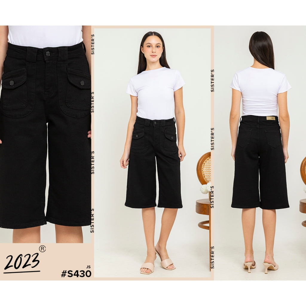 Jorts Black Jeans s430