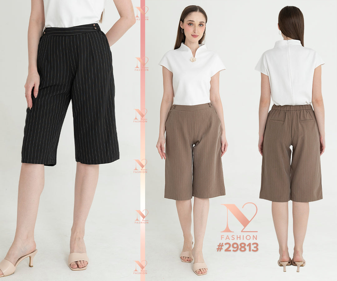Cotton Culottes Pants 29813