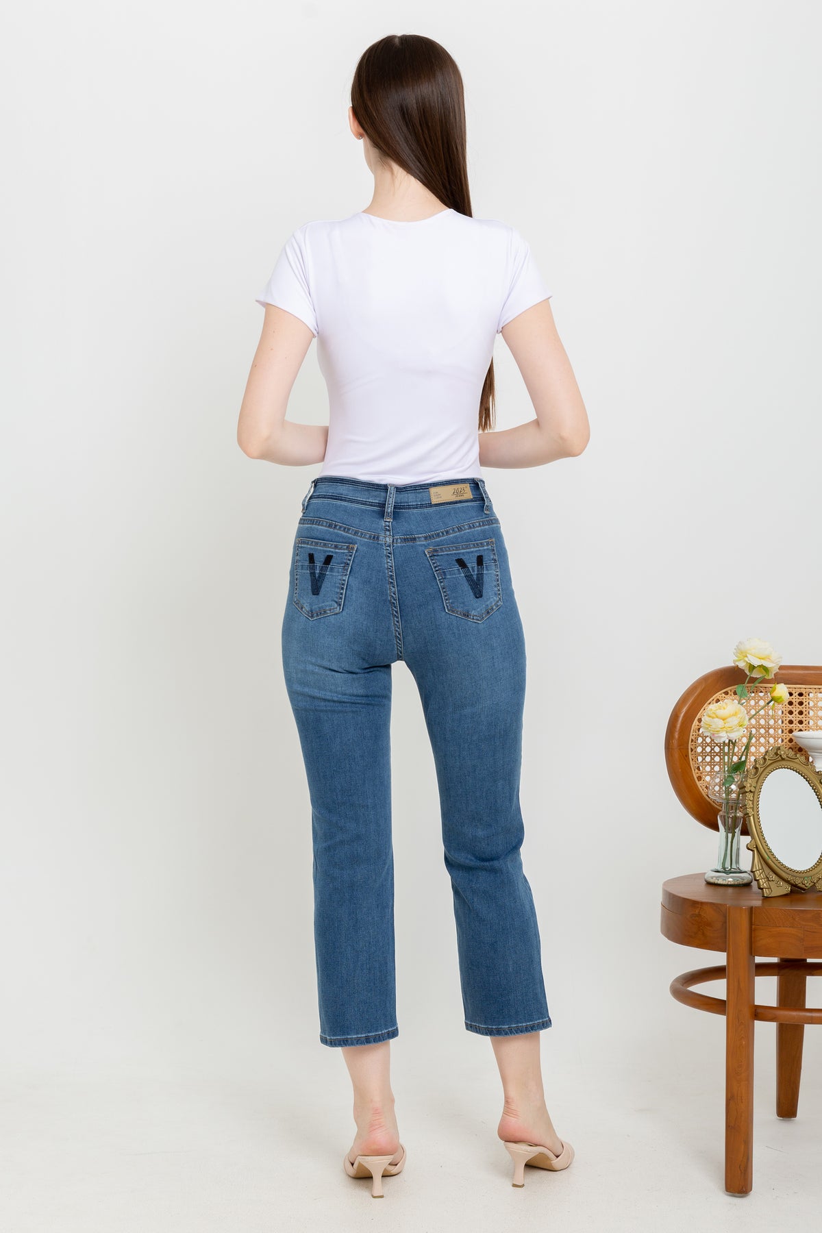 Cropped Jeans s405