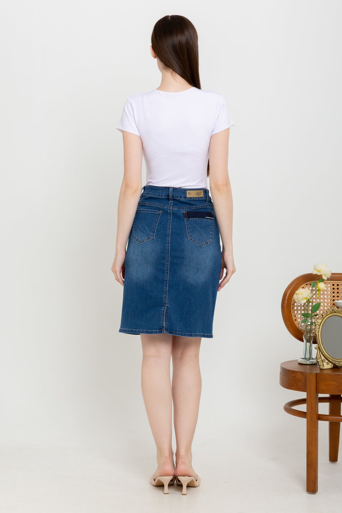 Skirt Dark Blue Jeans s428