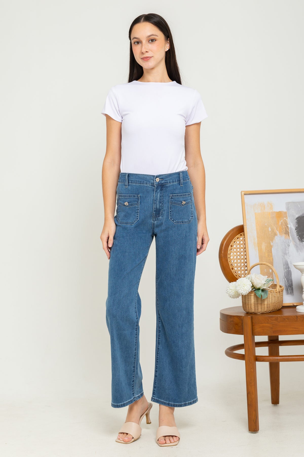 Wide Leg Jeans c148