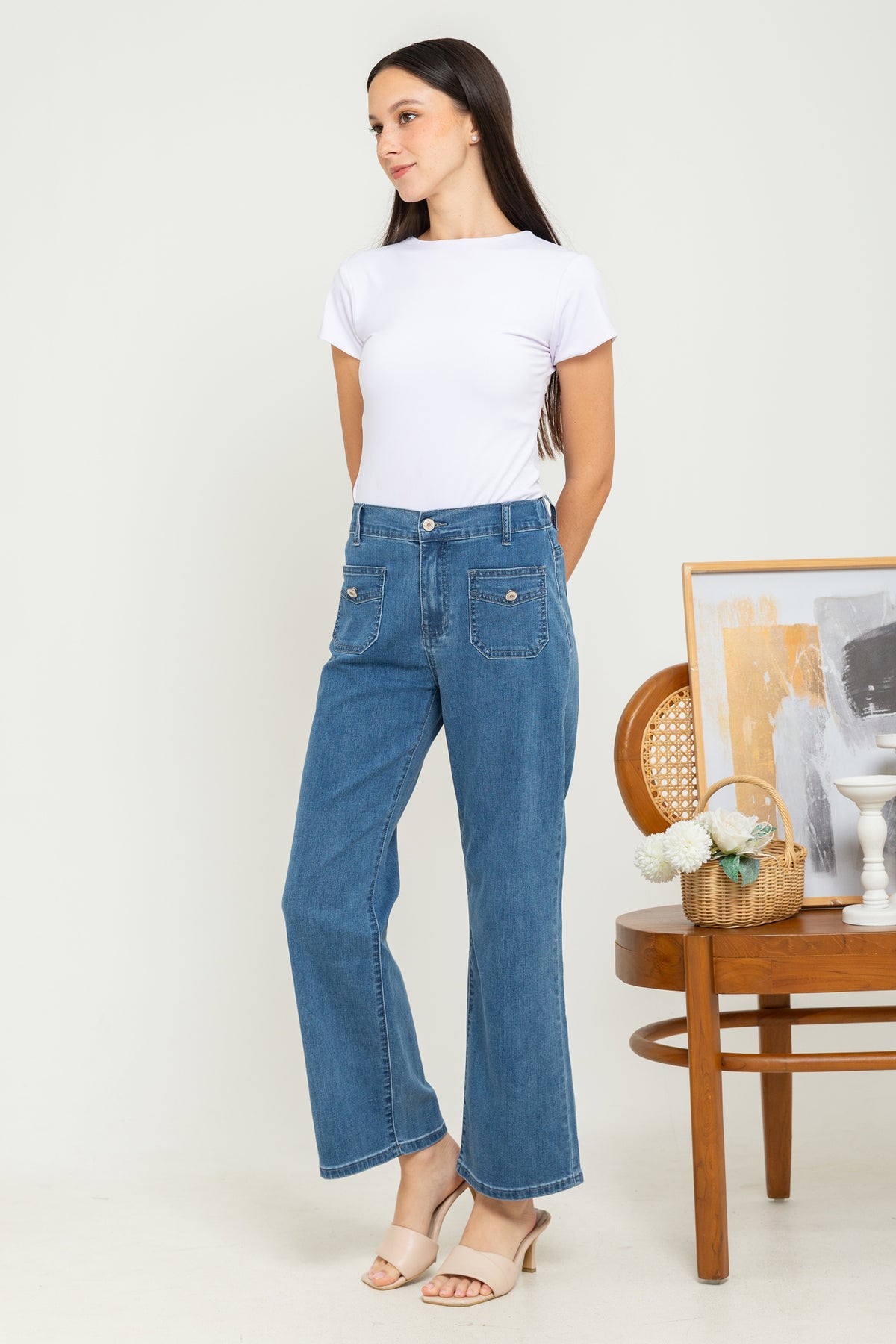 Wide Leg Jeans c148