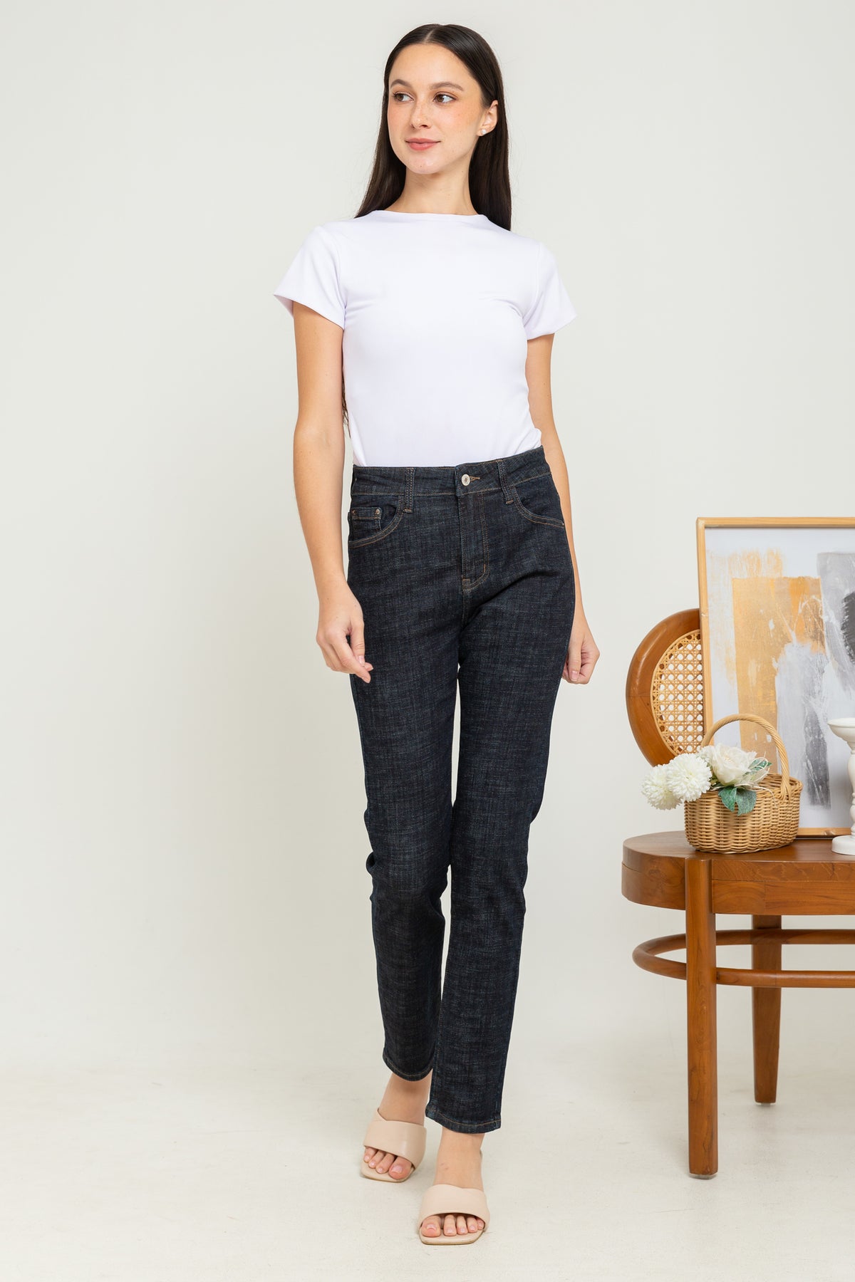 Slim Dark Blue Jeans c133