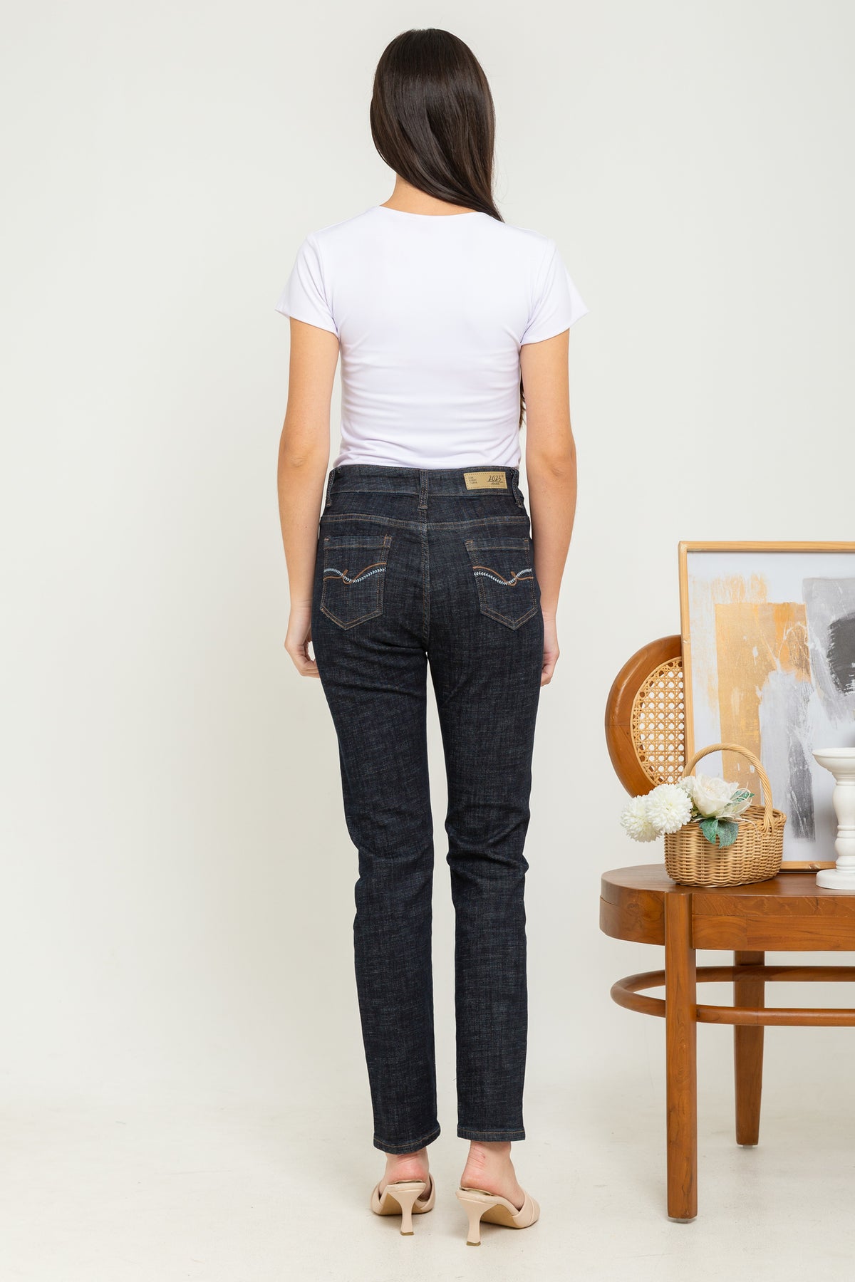Slim Dark Blue Jeans c133