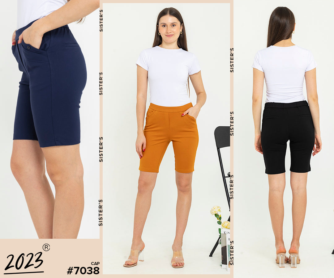 Combed Cotton Shorts Pants 7038