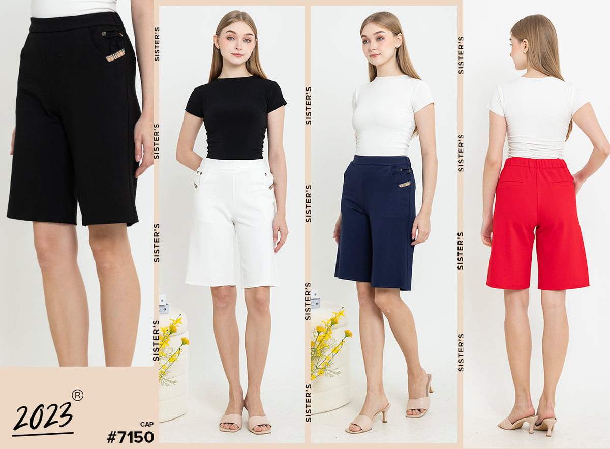 Combed Cotton Shorts Pants 7150