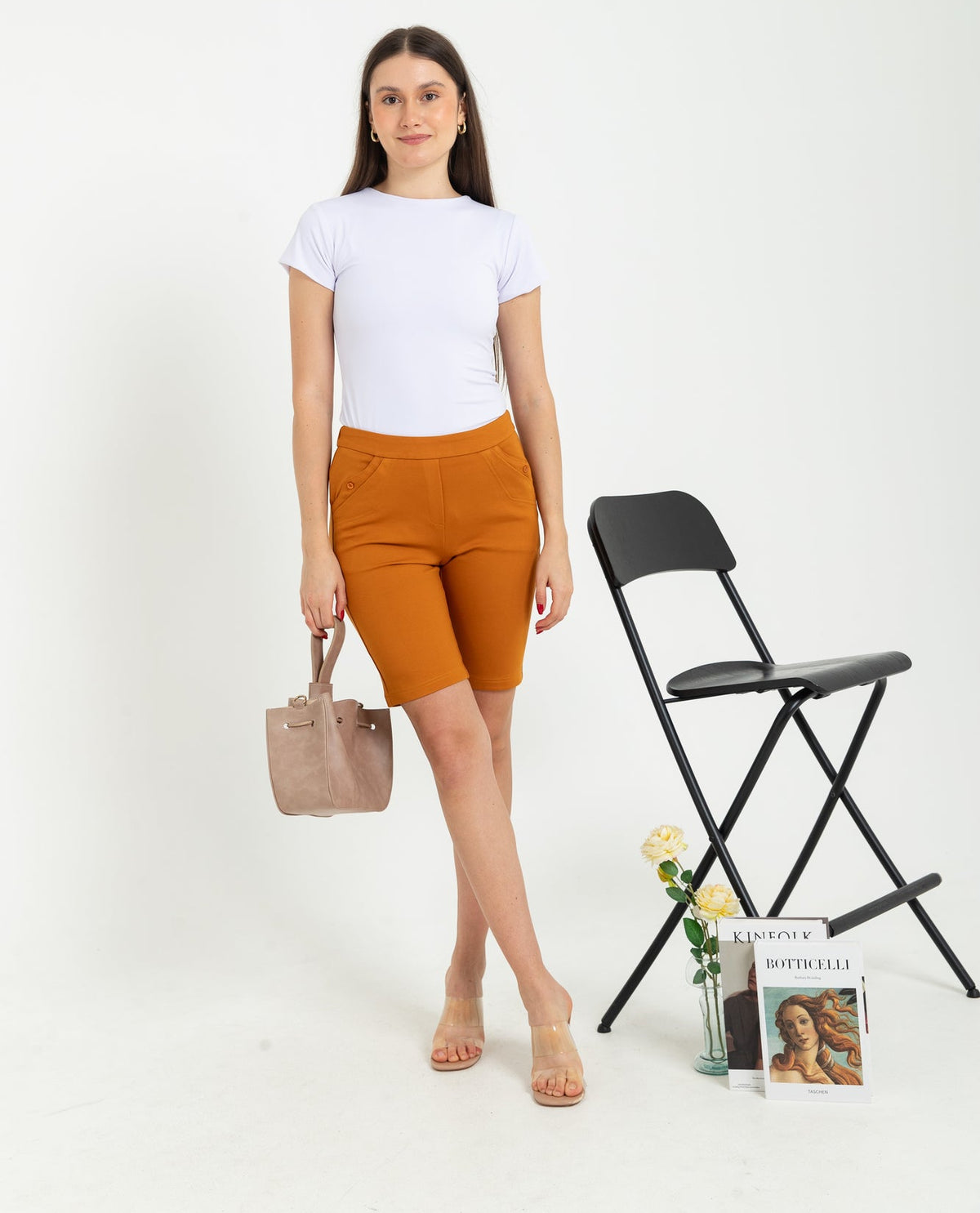 Combed Cotton Shorts Pants 7038