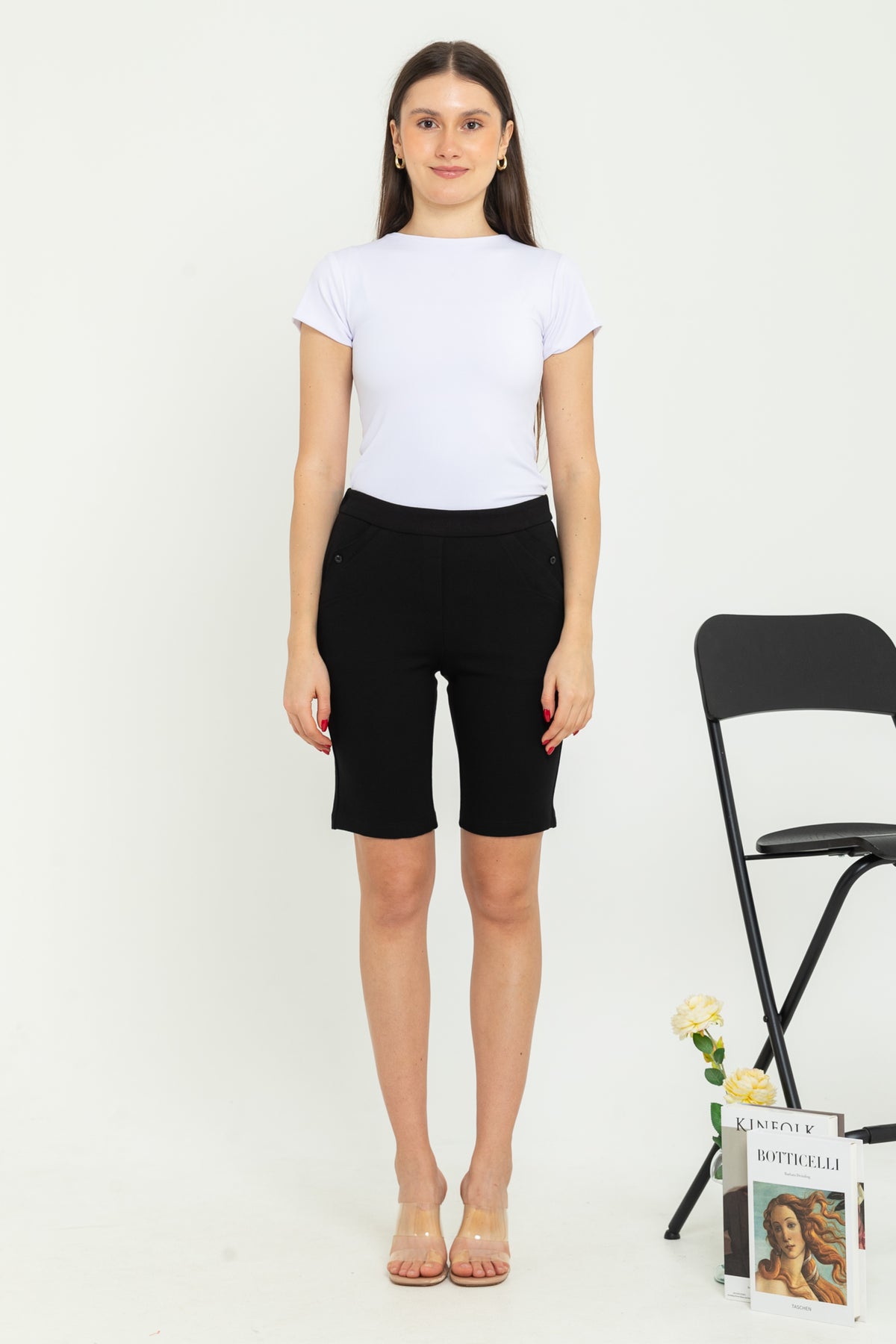 Combed Cotton Shorts Pants 7038