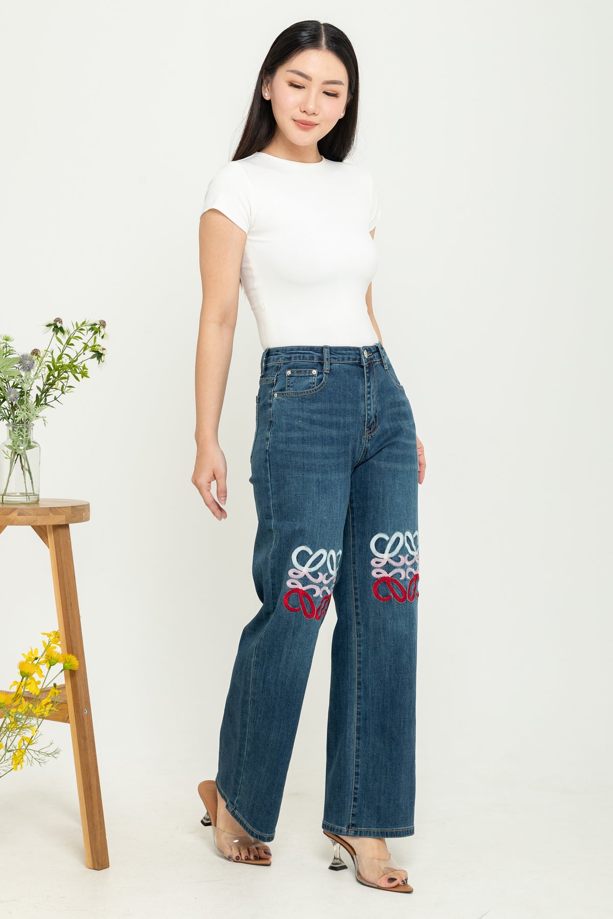 Wide Leg Jeans s389