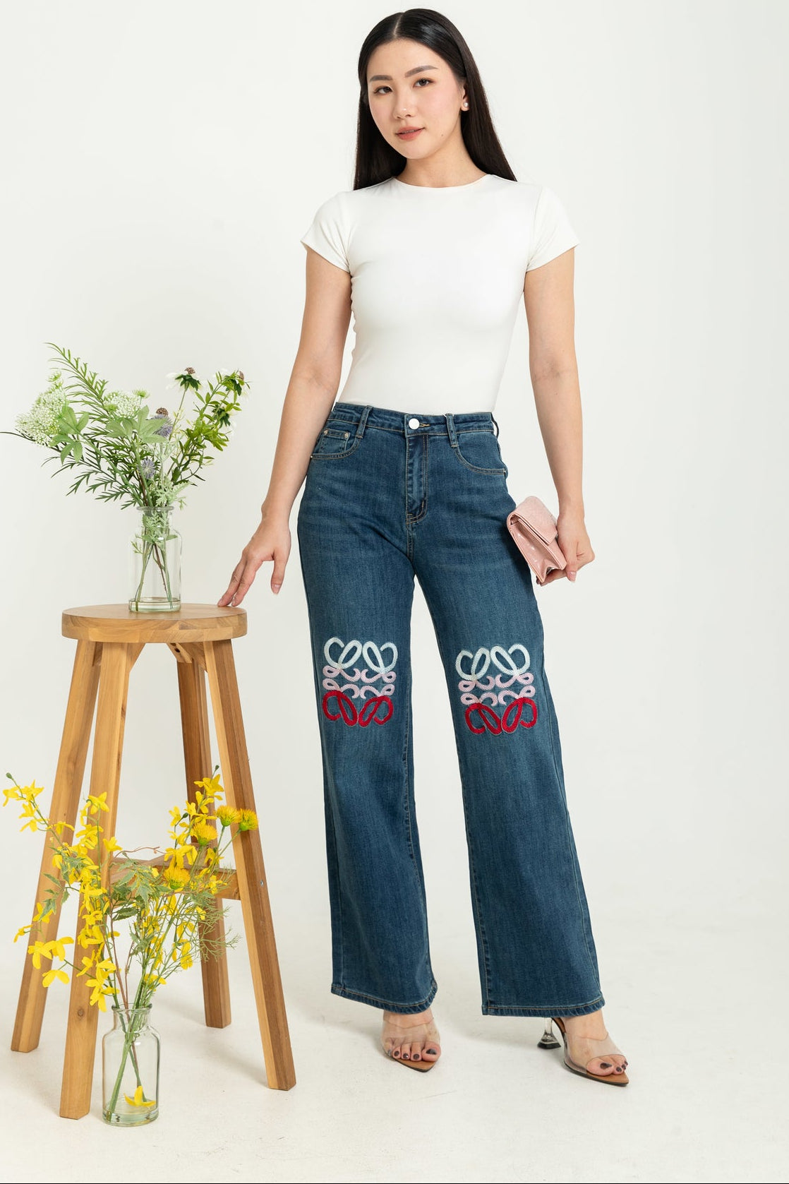 Wide Leg Jeans s389