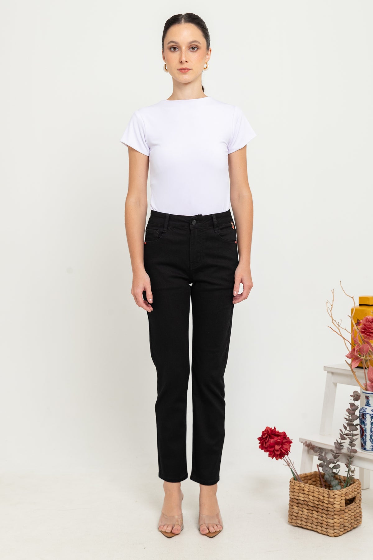 Slim Black Jeans c158