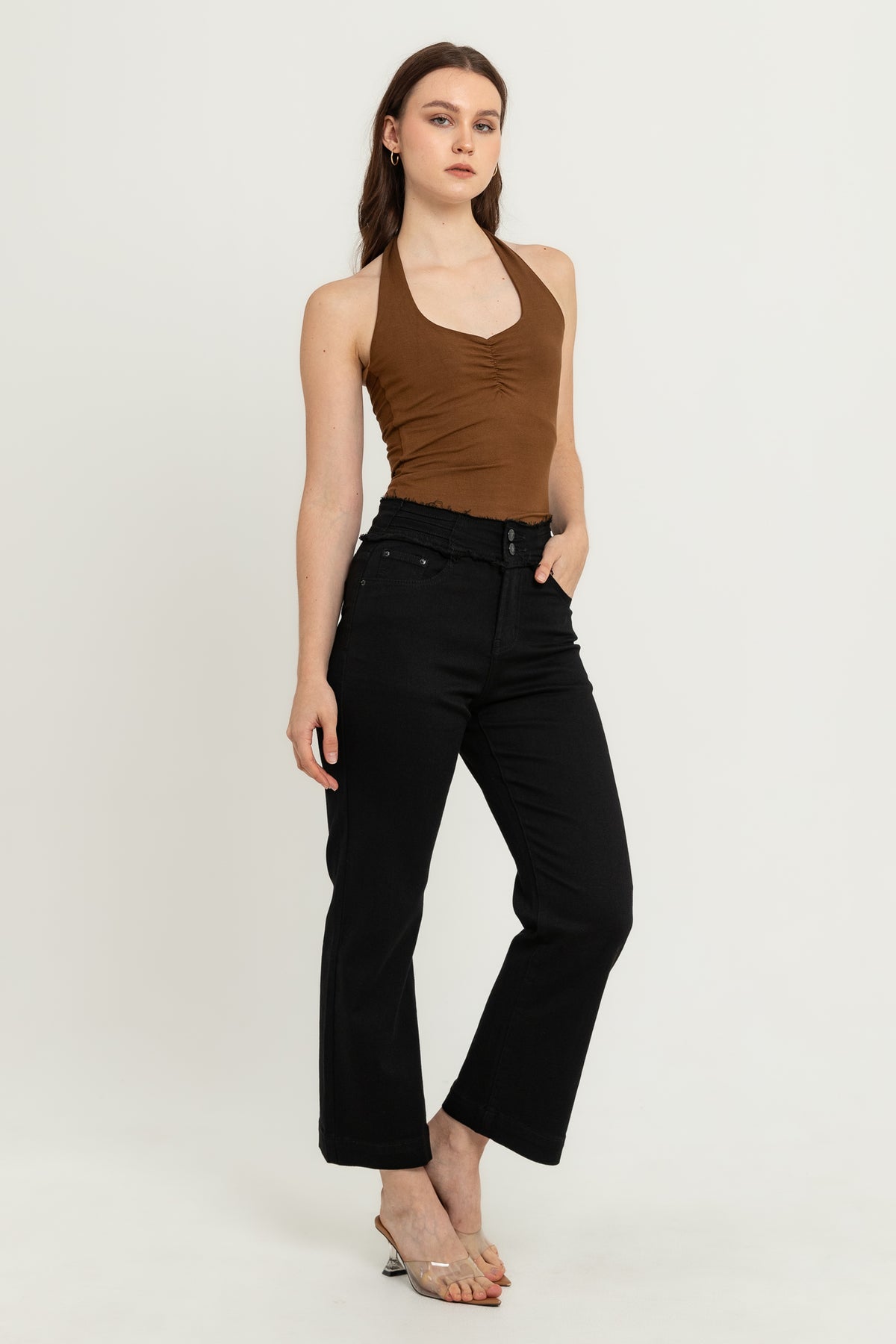 Straight Black Jeans s469