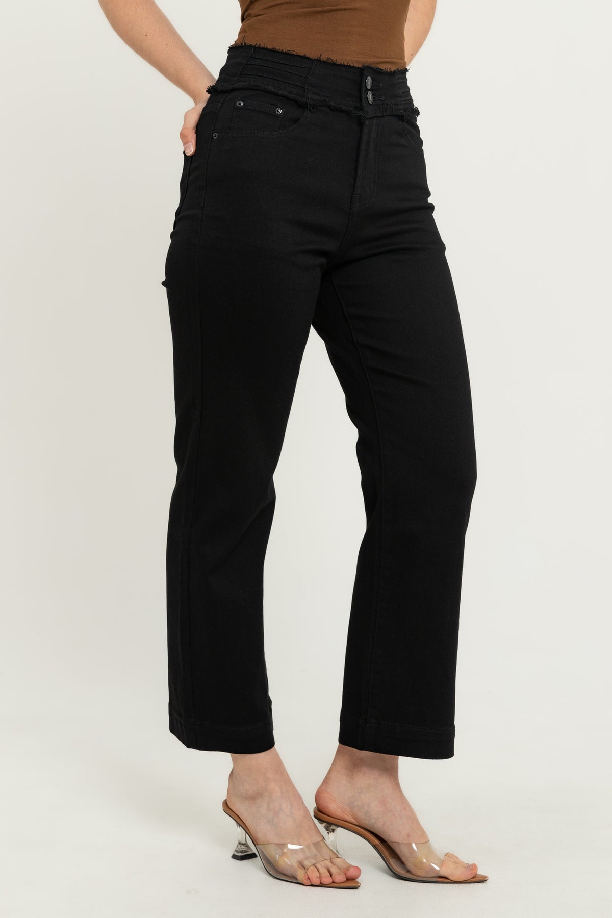 Straight Black Jeans s469