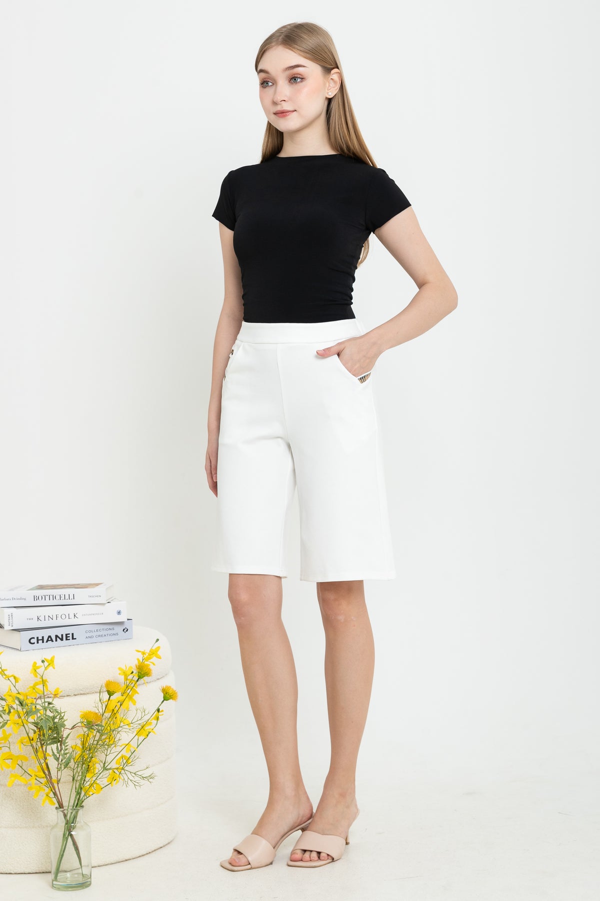 Combed Cotton Shorts Pants 7150