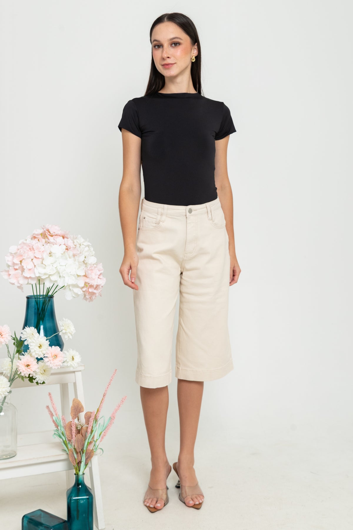 Jorts Broken White Jeans c139