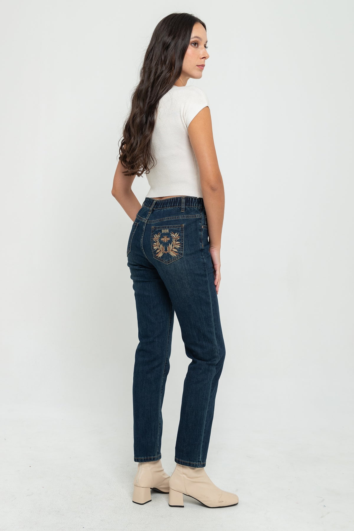 Slim Black Jeans s443