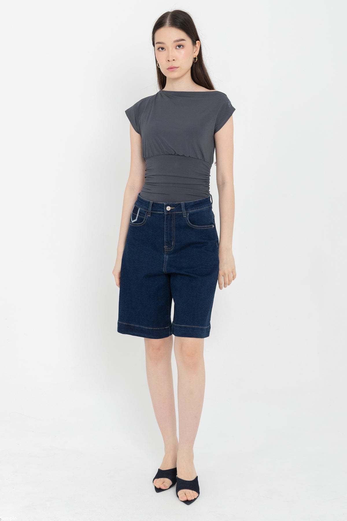 Jorts Dark Blue Jeans s492