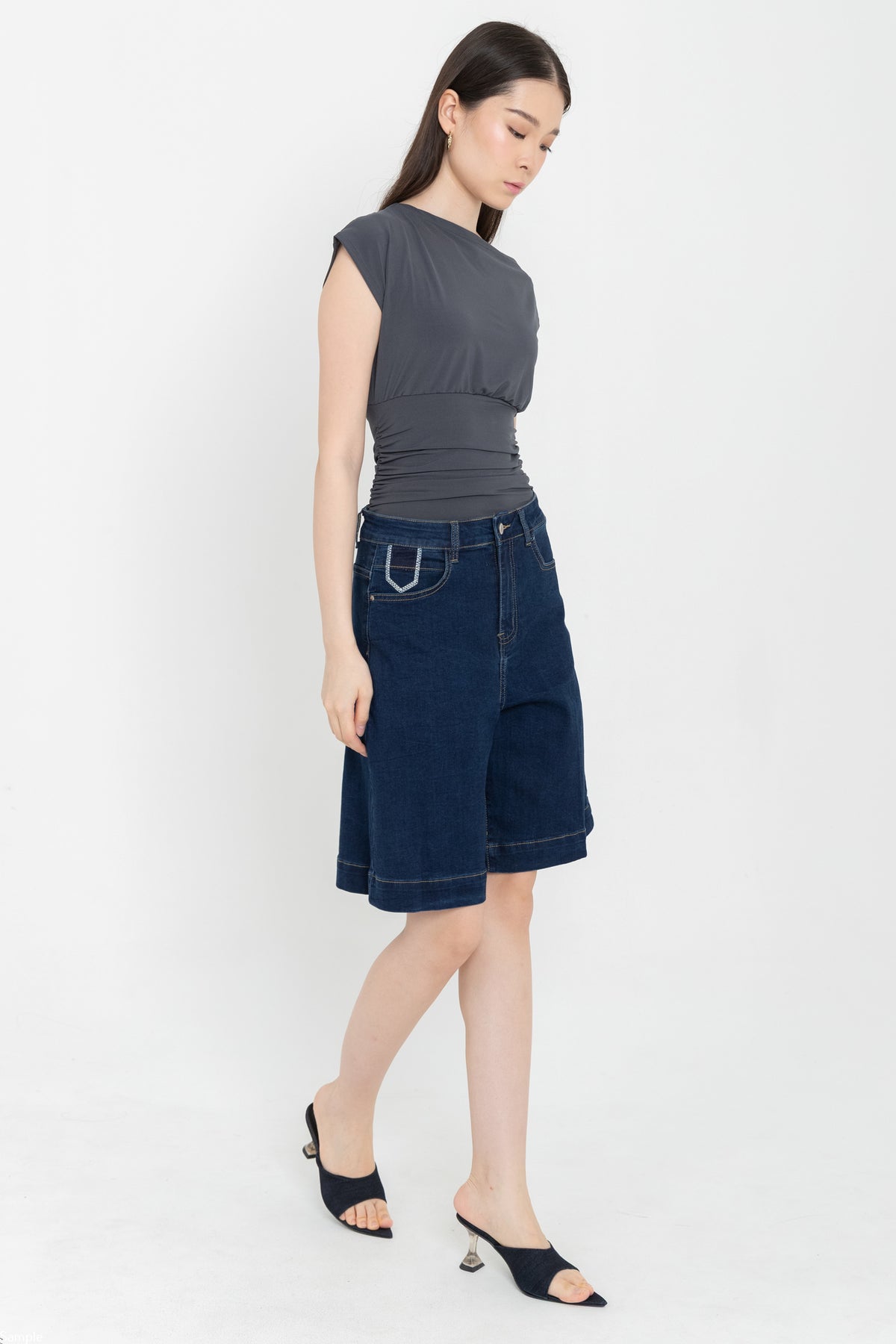 Jorts Dark Blue Jeans s492