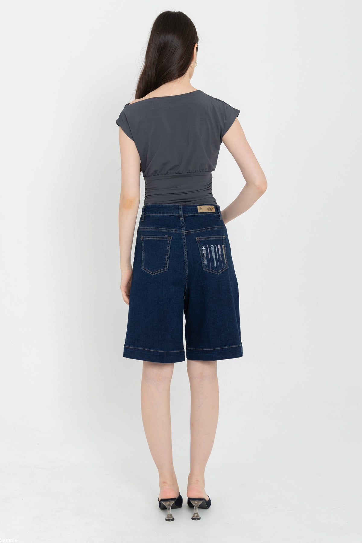 Jorts Dark Blue Jeans s492