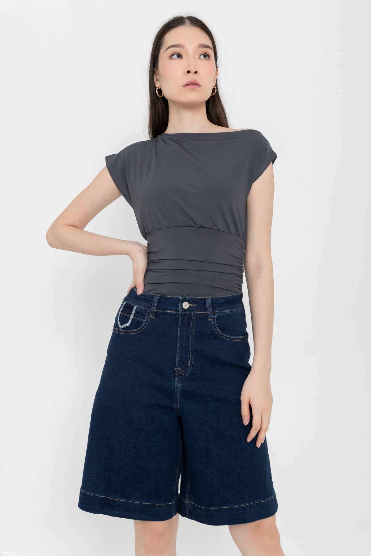 Jorts Dark Blue Jeans s492