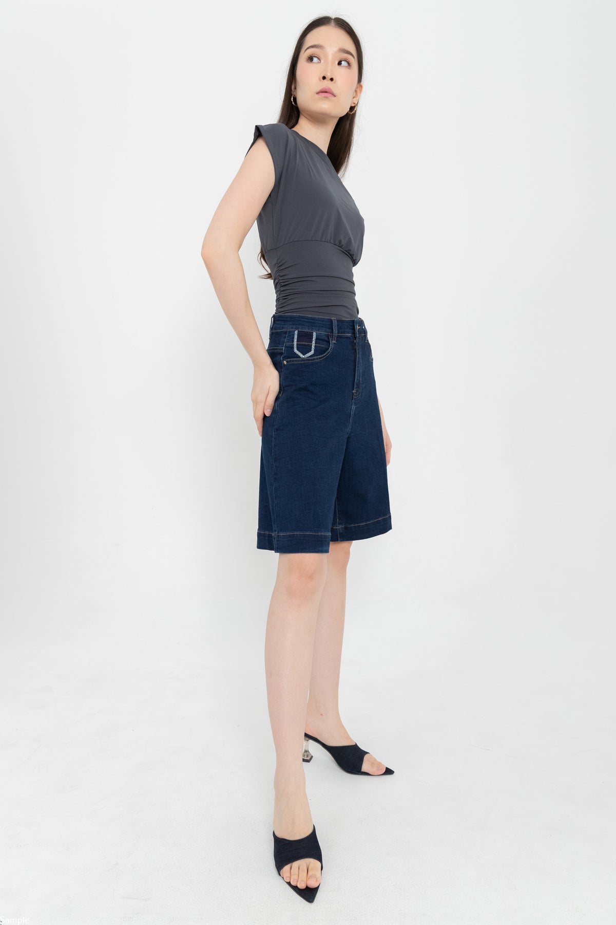 Jorts Dark Blue Jeans s492