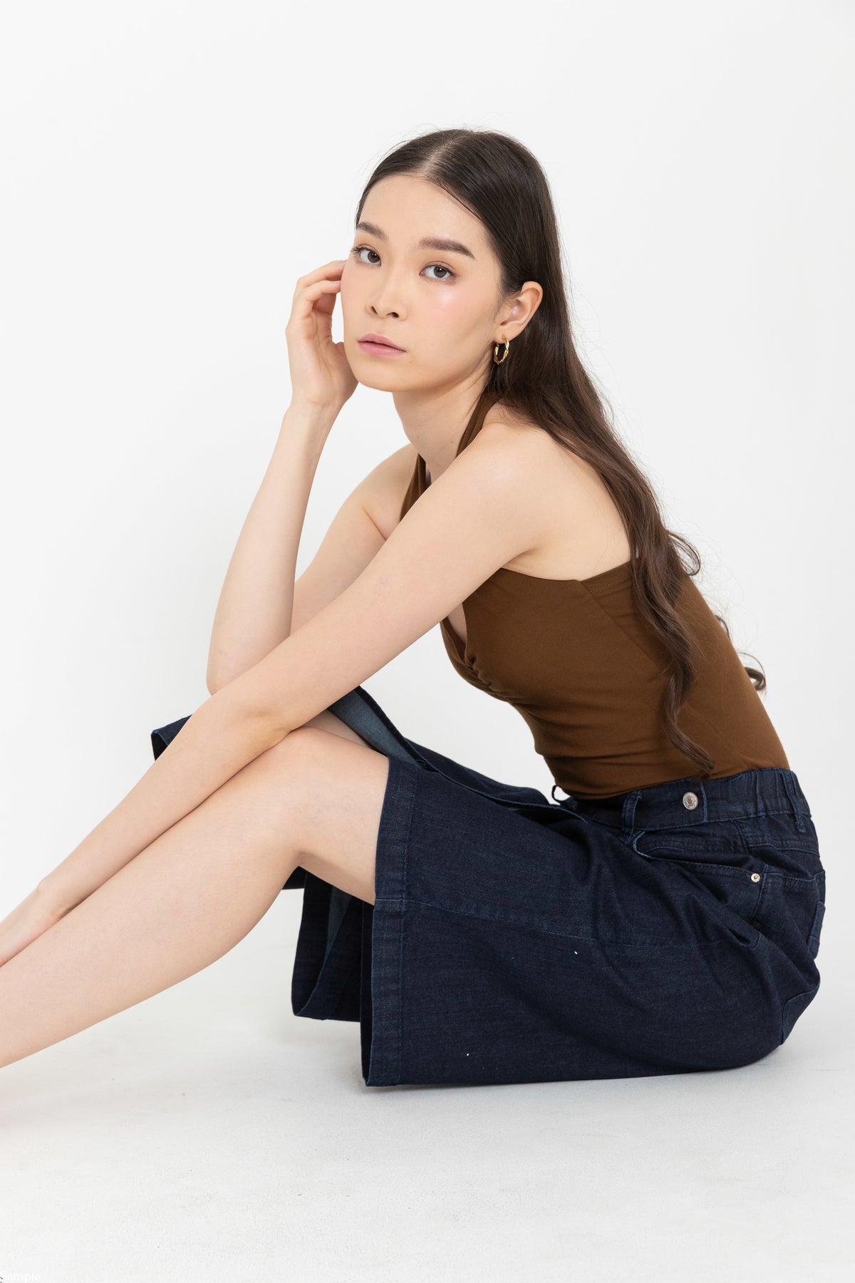 Skirt Dark Blue Jeans c181