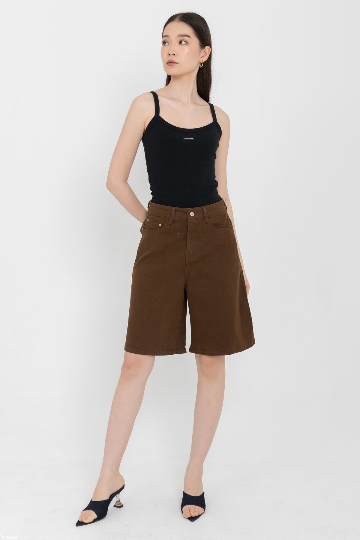 Jorts Brown Jeans c189