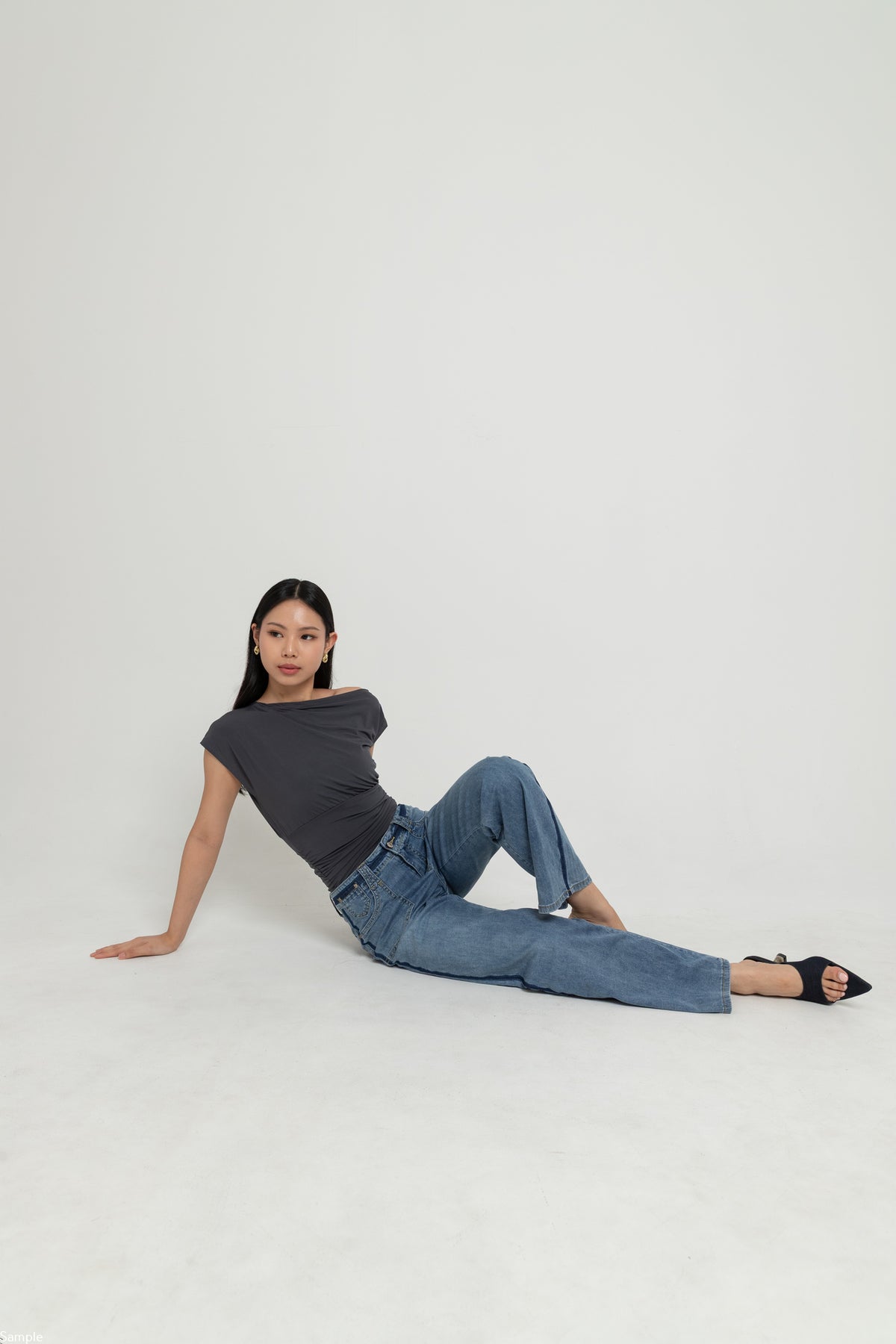 Straight Light Blue Jeans c192