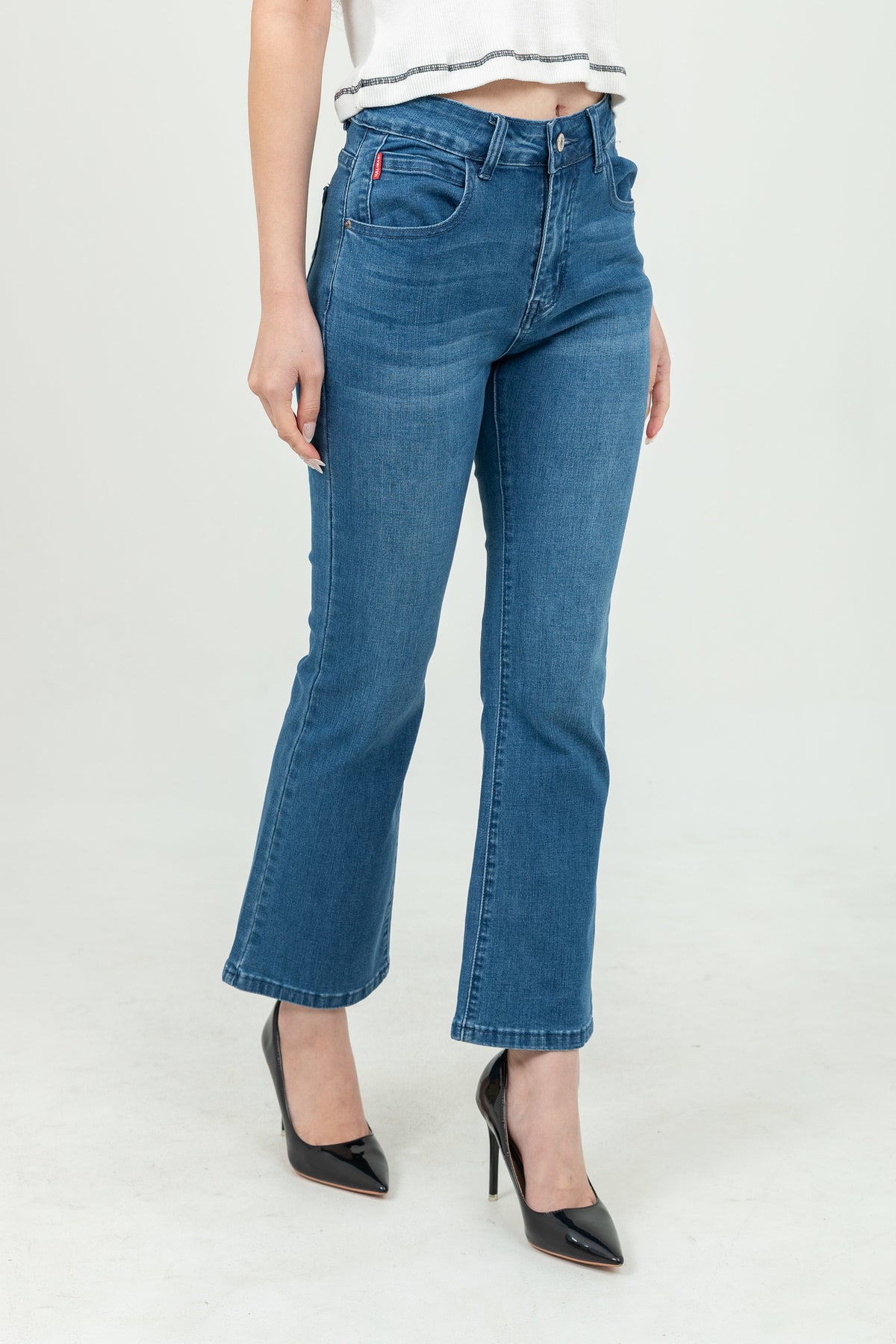 Flare Dark Blue Jeans s458