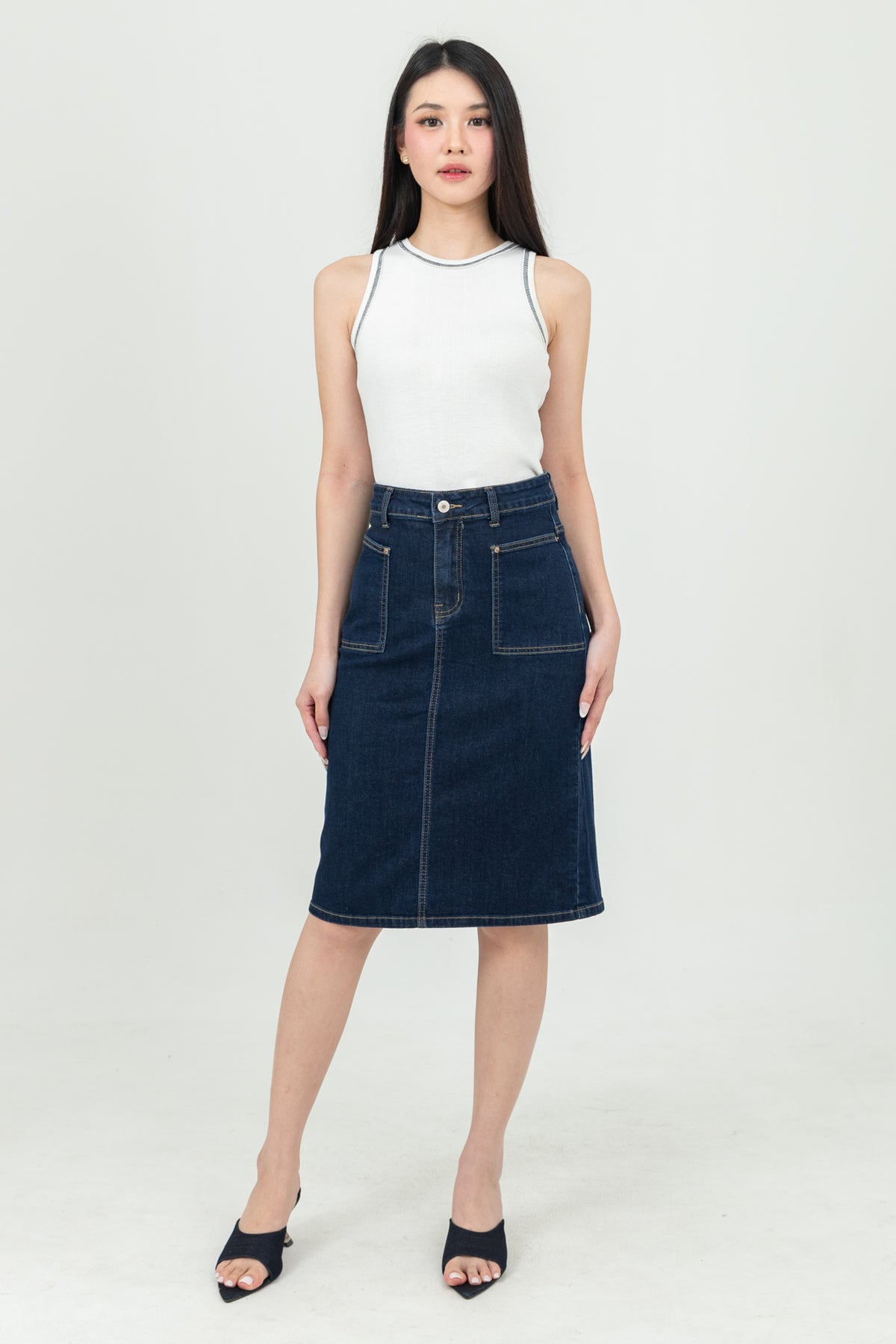 Skirt Dark Blue Jeans c170