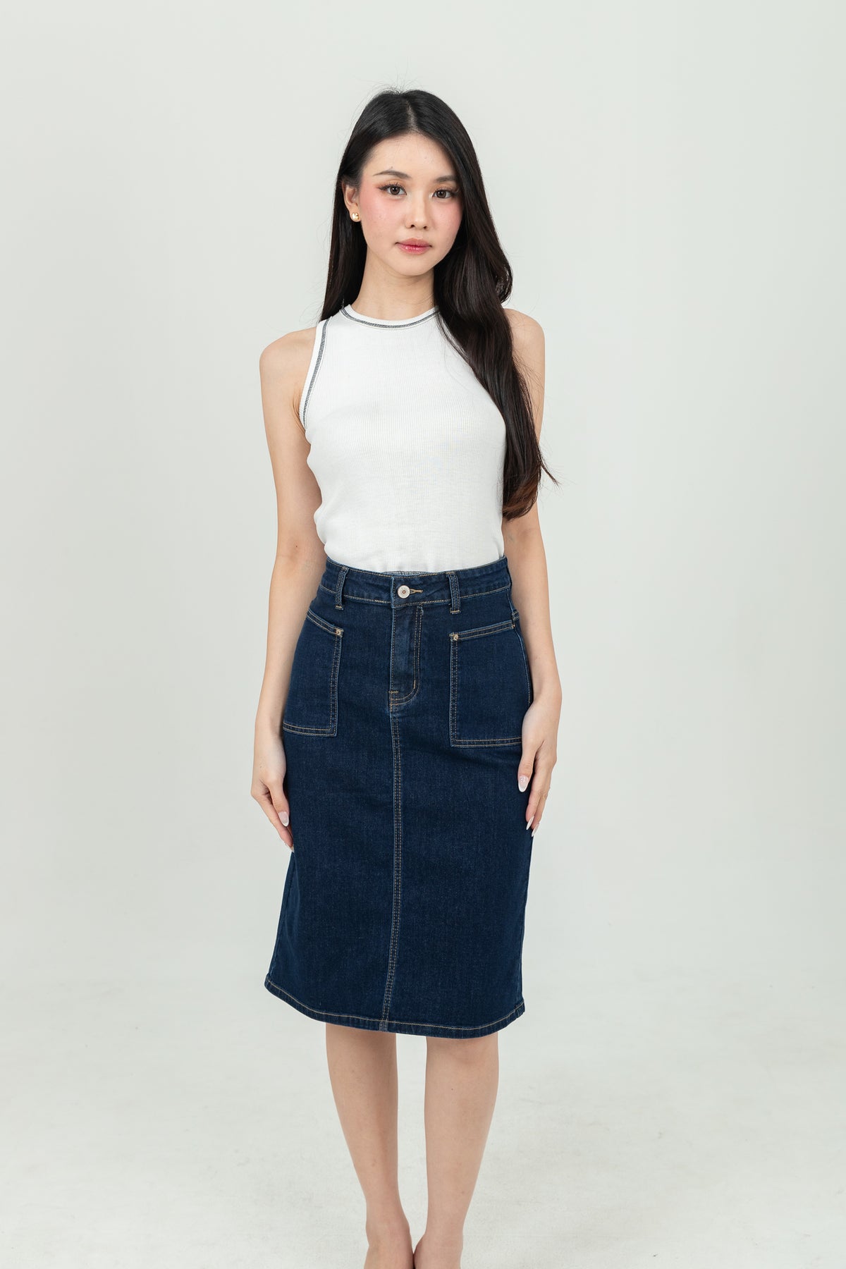 Skirt Dark Blue Jeans c170