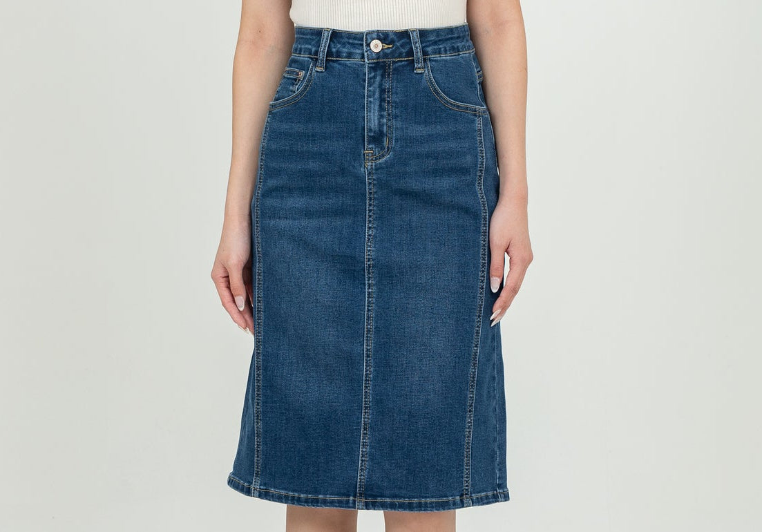 Skirt Dark Blue Jeans c172