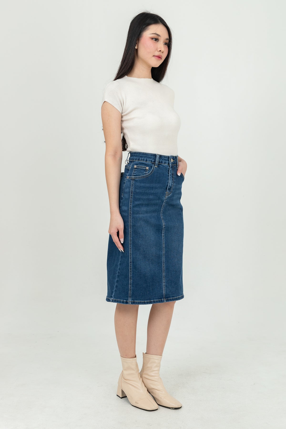 Skirt Dark Blue Jeans c172
