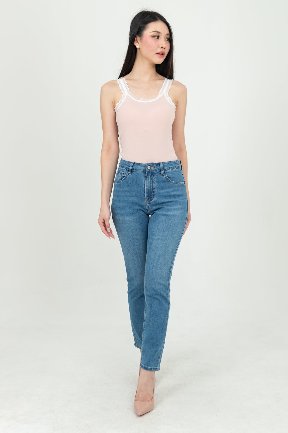 Slim Light Blue Jeans s439
