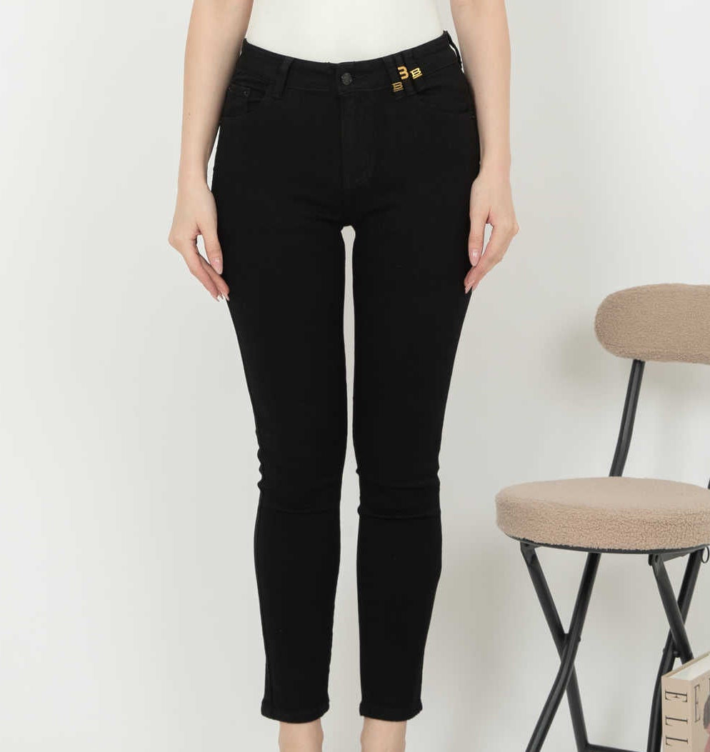Slim Black Jeans s315