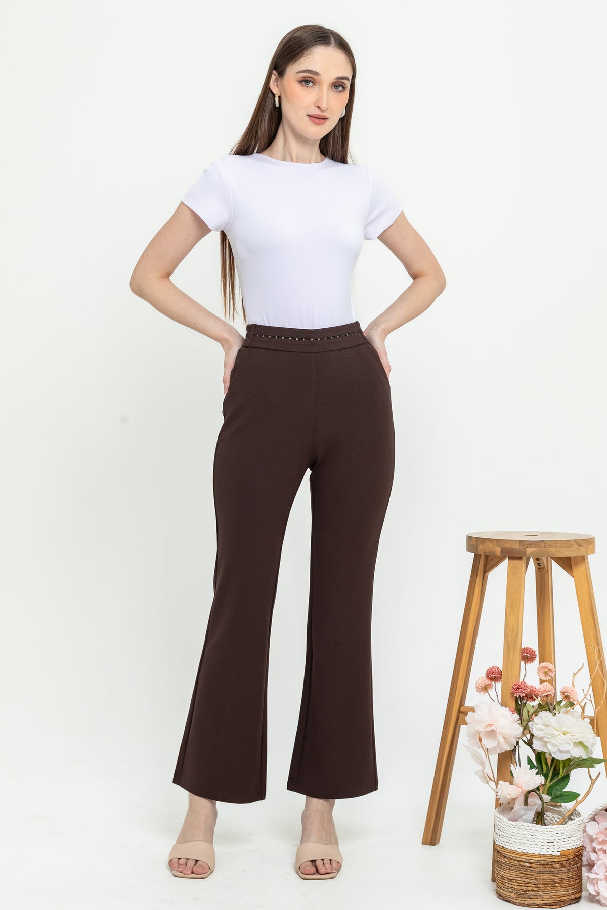 Combed Cotton Long Pants 9148