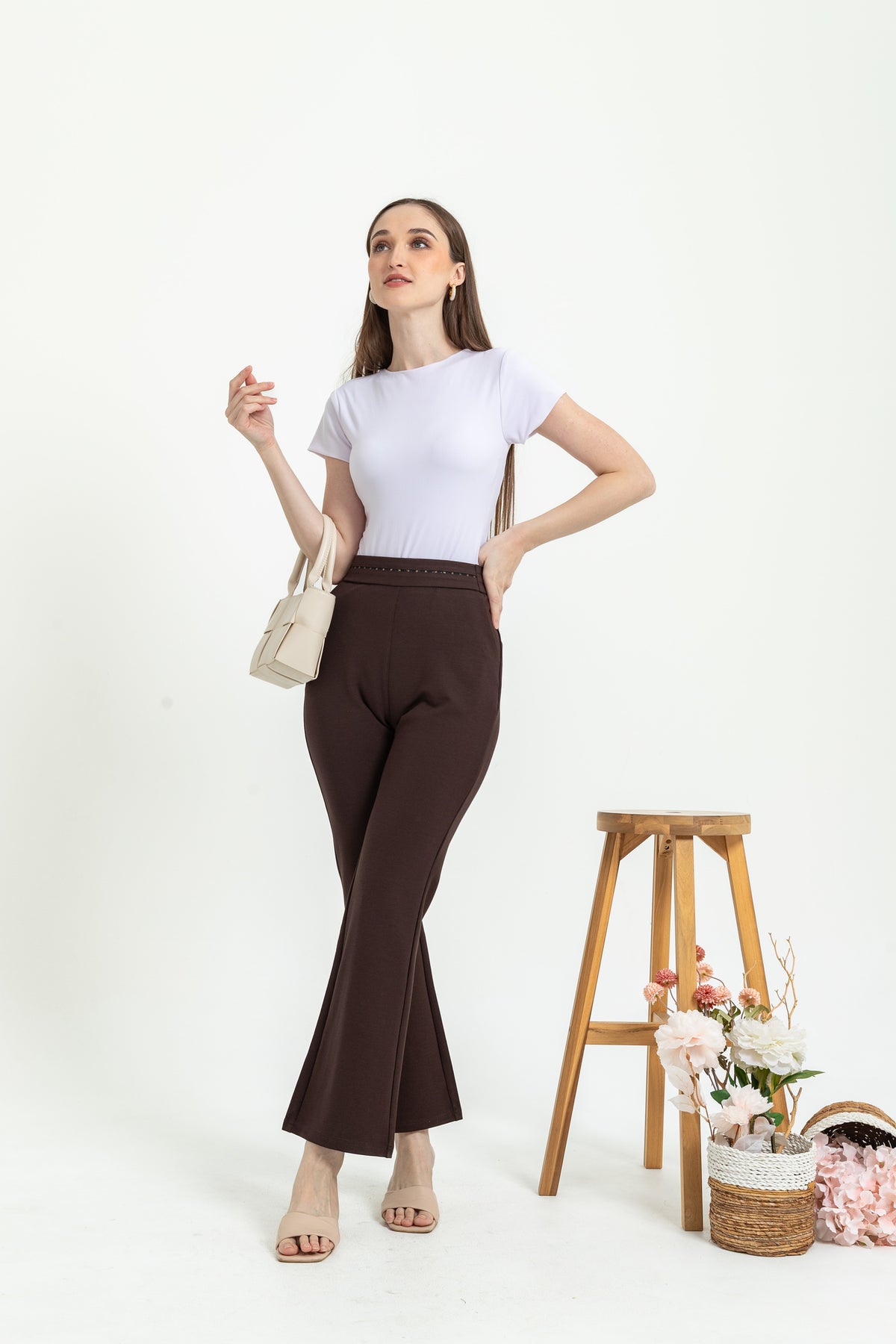 Combed Cotton Long Pants 9148