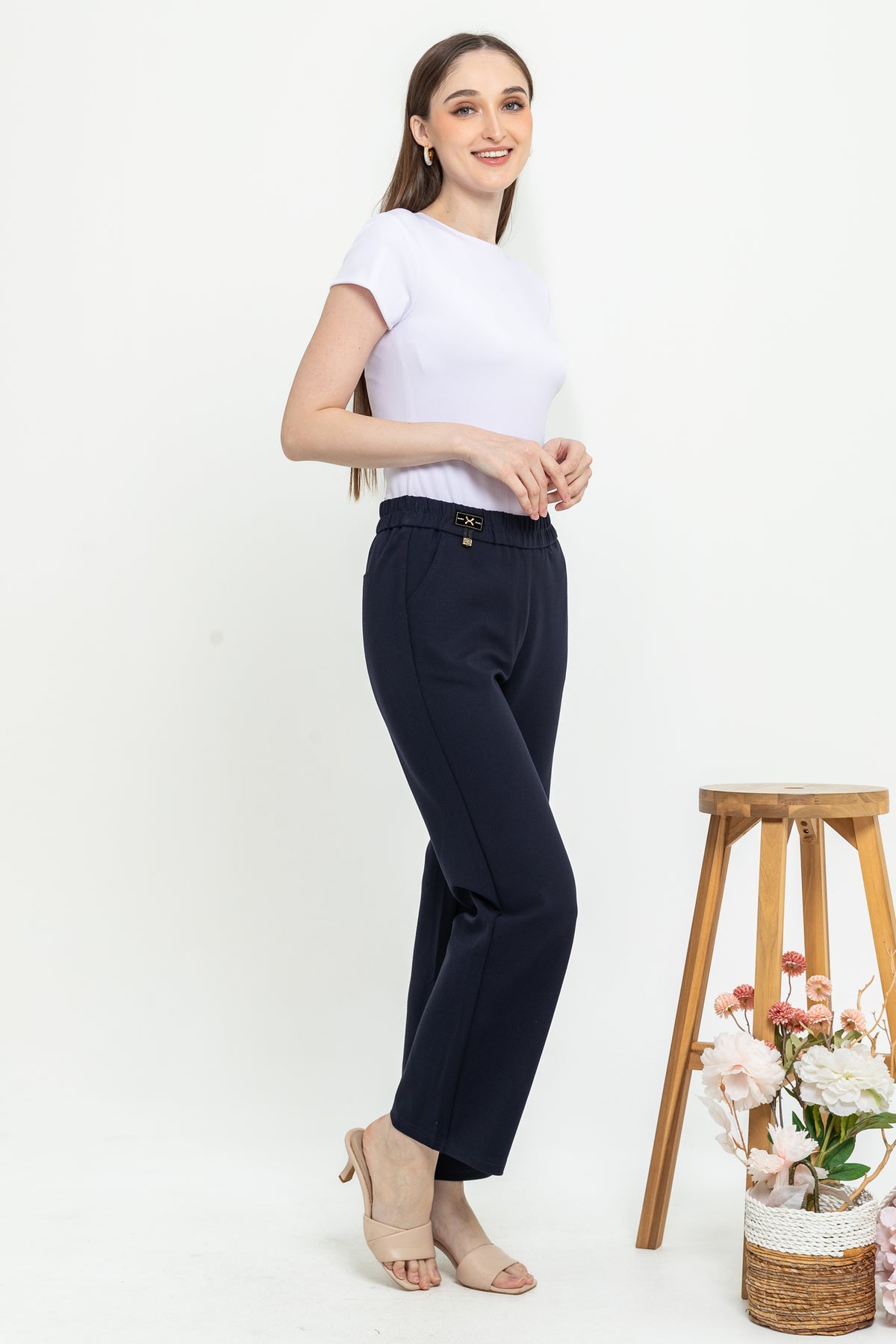 Combed Cotton Long Pants 9135