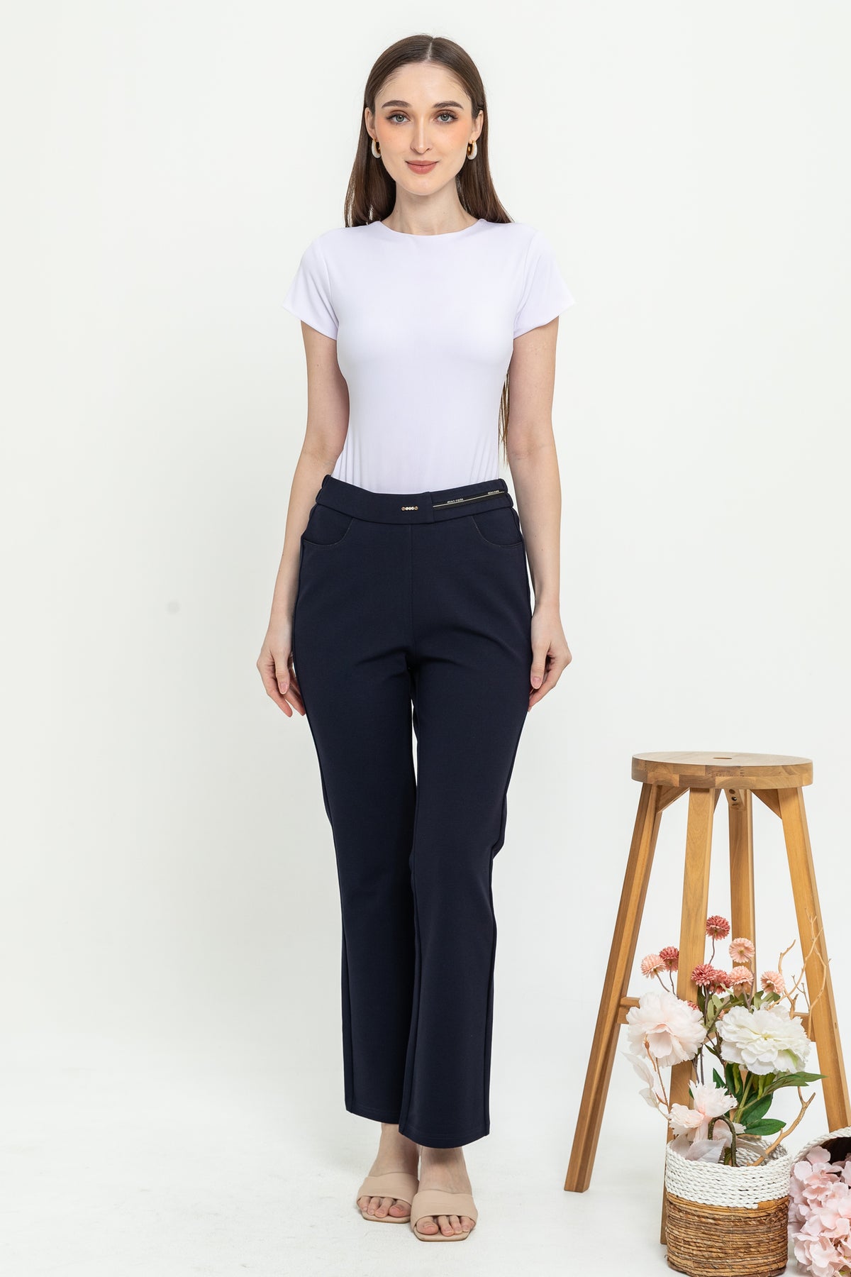 Combed Cotton Long Pants 9145