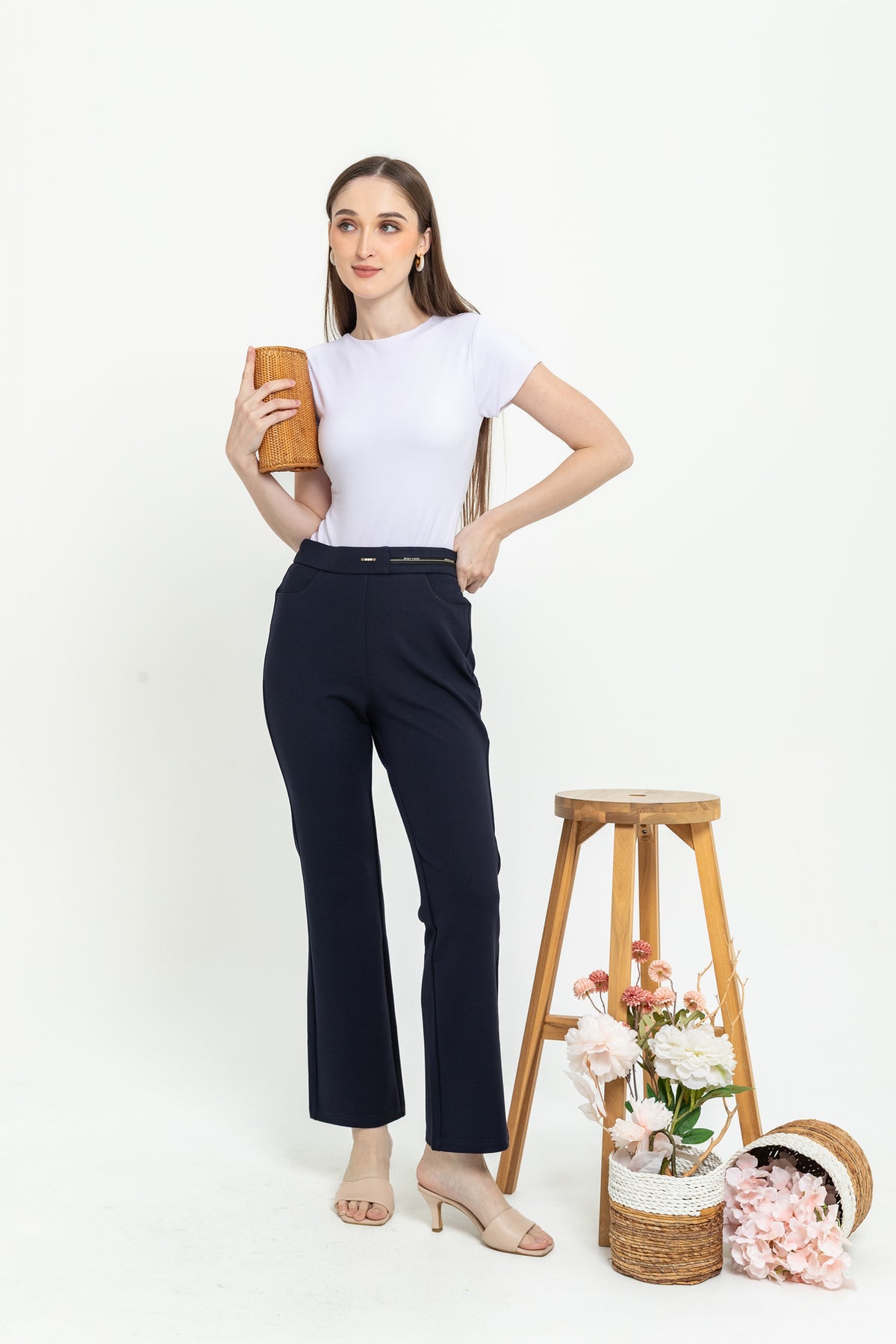 Combed Cotton Long Pants 9145