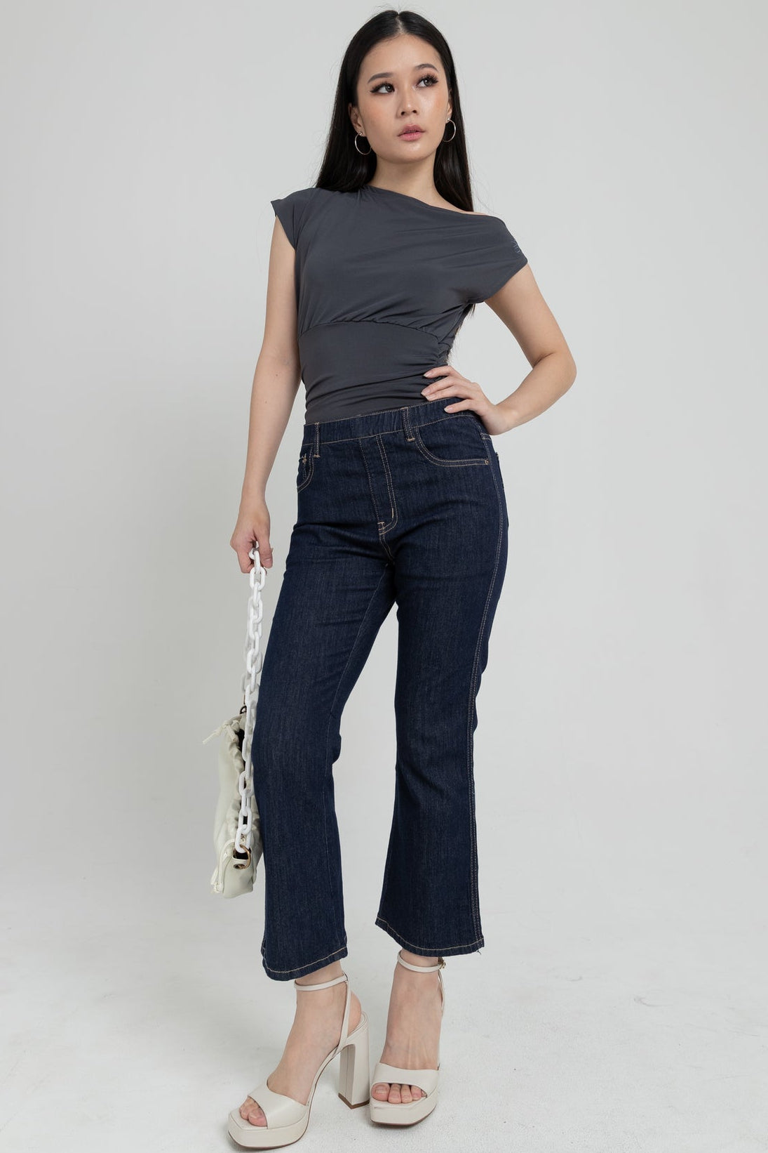 Flare Dark Blue Jeans s507
