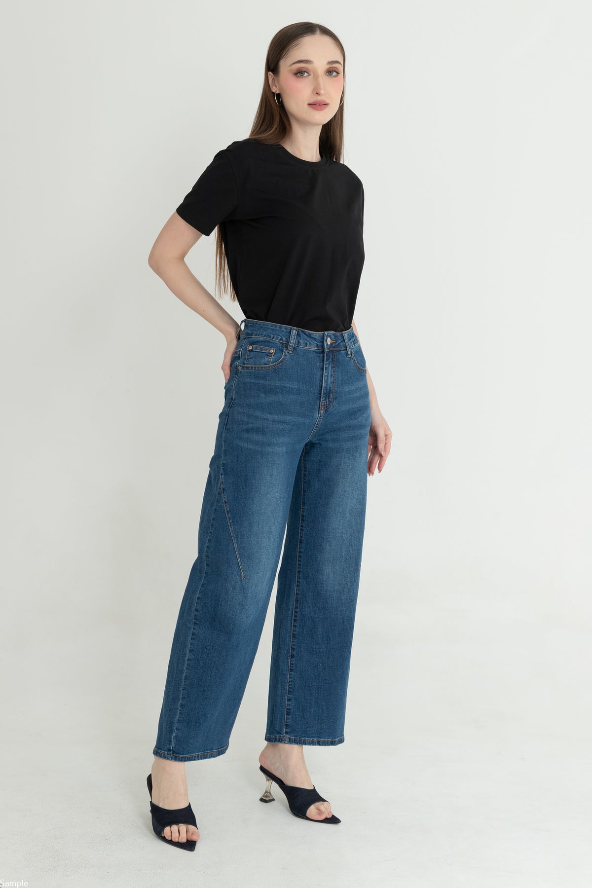 Wide Leg Light Jeans c199