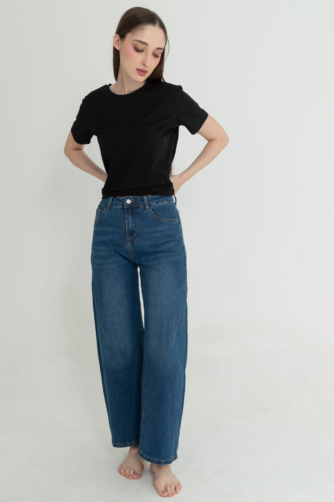 Wide Leg Light Jeans c199
